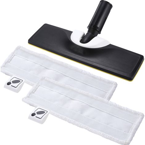Embout brosse magique Kärcher pour nettoyeur vapeur vertical Kärcher SC3 - 1 brosse SC3 + 2 chiffons neufs