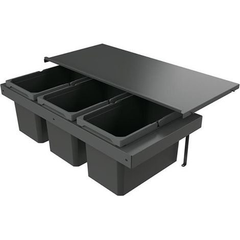 Naber Abfallsammler Cox Stand-UP® 280 S/900-3, für vorhandenen Auszug, anthrazit (1/2)