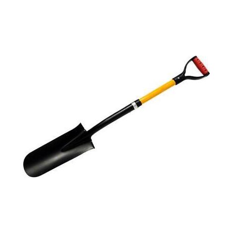 Drainage Drain Spade Fibreglass D Handle Post Hole Trench 1080mm Shovel 1150