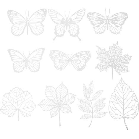 10 feuilles de papier cyanotype, gabarit en ferricyanure de potassium, matériel de bricolage pour l'impression cyanotype.-11.5X10X0.1CM-White
