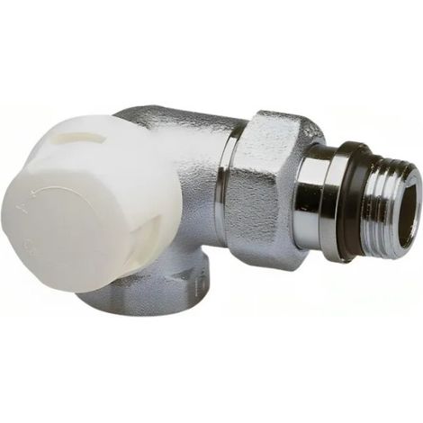 Robinet thermostatique, corps double équerre gauche Caleffi, 15x21 (1/2") (1/2)