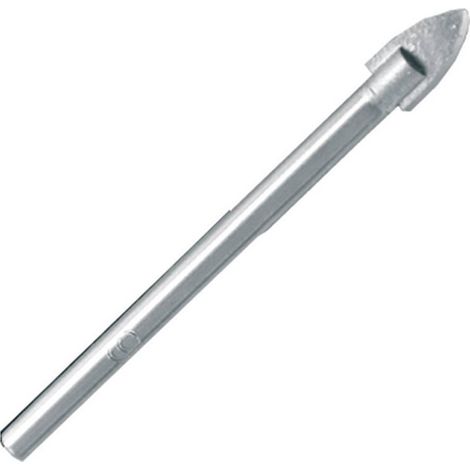 Multirex – Foret spécial pour perçage verre 6mm – HSS – Queue 4mm – Longueur 66mm – Coupe nette sans éclat