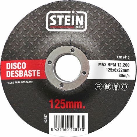 DISCO DESBASTE STEIN 125x6x22 MM