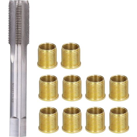 Kit de Réparation de Filetage, Inserts Métalliques, M14x1,25 et Taraud M16x1,25, pour Bougies d'Allumage (1/5)