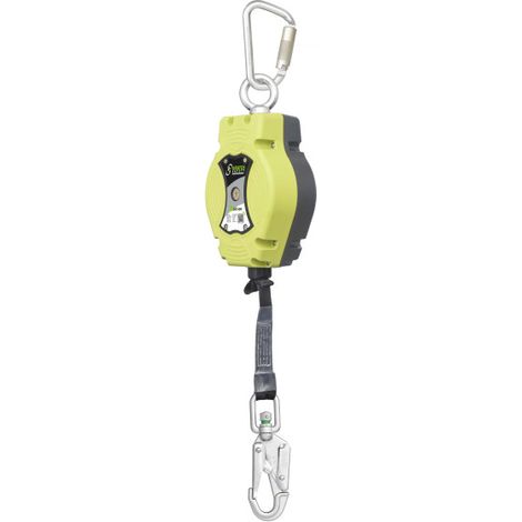 Anticaída retráctil de 6 m, para uso vertical solamente HELIXON cinta KRATOS SAFETY