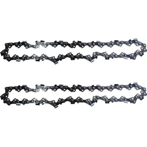 Lot de 2 chaînes de tronçonneuse de 20 cm de longueur, 3/8" 34DL 0,043 Chaîne de tronçonneuse lithium-ion compatible avec Dewalt DCPS620 DCPS620B DCPS620M1 20V MAX XR (1/5)