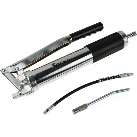 Geko Pistolet à graisse professionnel argent 600 ml (1/3)