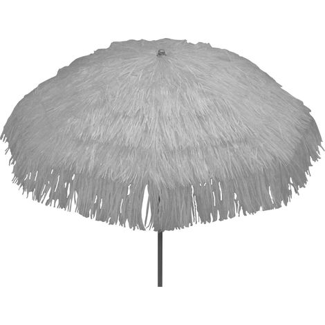 Ombrellone da Giardino Ø2 m Palo Ø33 mm in Acciaio Maffei Kenia Bianco (1/5)