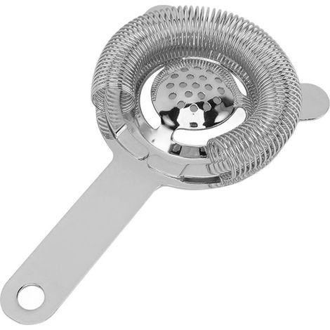 Passoire à Cocktail en Acier Inoxydable 304, Accessoire Bar pour Restaurants, Filtre à Boissons Argenté (1/5)
