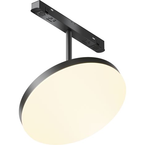 Spot rail magnétique noir disque LED 15W 3000K Maytoni (1/5)