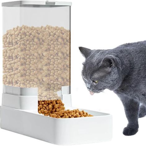 Automatic Cat Water Dispenser Automatic Cat Food Dispenser Automatic Gravity Feeder for Dogs and Cats, Water Dispenser for Dogs and Cats, 3.8 L