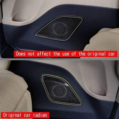 1 paire. Couleur : Noir. Matériau : Acier inoxydable. Convient pour Toyota Alphard Série 40 (à partir de 2023). (1/5)
