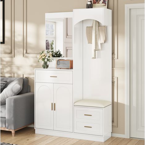 möbel schrank aufbewahrung 110 33 1855 weiß OKMYHOME (1/5)