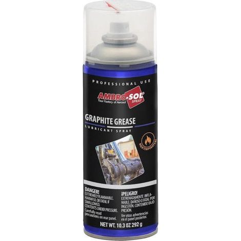 1 x Graisse au graphite, 400 ml, lubrifiant anti-corrosion, résistant à l'eau, pour pièces mécaniques et articulations (1/2)