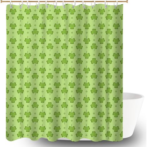 Rideau douche polyester 180x180 À œillets renforcés housse de baignoire pour campin (1/5)