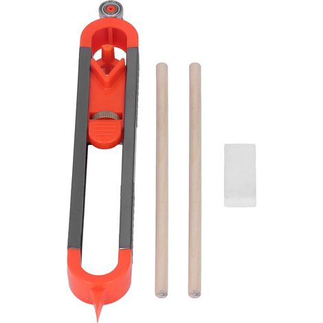 Kit de traçage à tracer pour menuiserie, outil de mesure à pointe crayon et gomme, marqueur de contour et bord, ensemble précis (1/5)