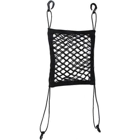 Filet de protection portable pour animaux de compagnie en voiture (1 pièce) - Housse de siège auto pour chien - Filet de sécurité pour animaux de compagnie-2924cm-Black (1/2)