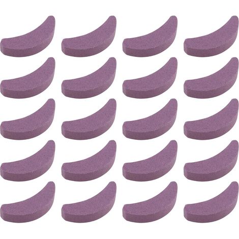 Juego de 20 piedras de afilar moradas para motosierra, herramientas de afilado para afiladores de dientes de sierra eléctrica. (1/5)