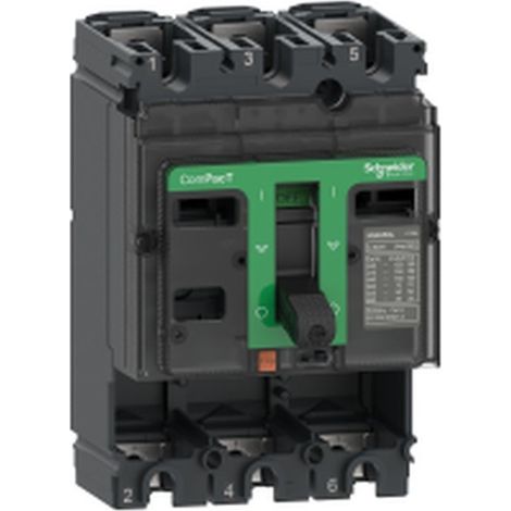 Bloque corte SCHNEIDER 36kA AC 3P 160A - protección eléctrica eficiente.
