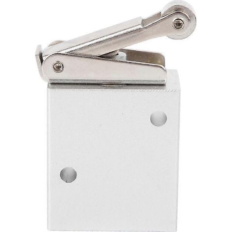 Vanne à bouton-poussoir, vanne à membrane, trois voies, alliage d'aluminium, équipement pneumatique JM-07 R G1/4 pouce (1/3)