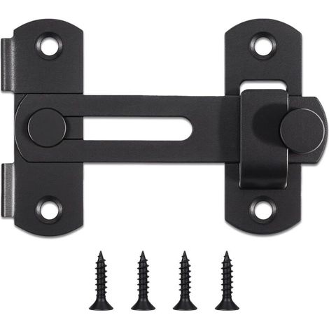 Serrure de porte coulissante de grange, loquets de porte en acier inoxydable, loquet de sécurité à bascule pour armoire à vin, salle de bain, extérieur, garage, fenêtre, jardin, porte de placard