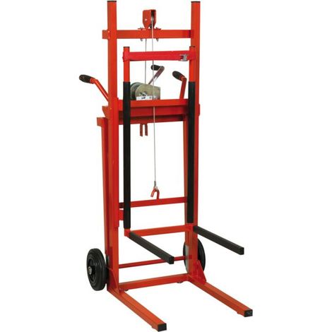 Ks Tools – Lève chauffe-eau pliant 150 kg – Hauteur 1350 mm – Longueur fourches 460 mm – Encombrement mini 480 mm – Pour espaces confinés