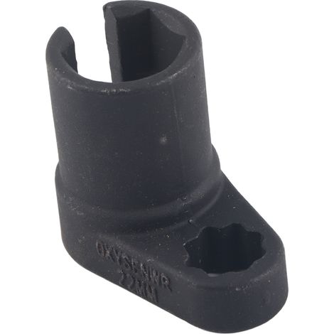 Ortviai Clé à douille pour capteur d'oxygène 22 mm, acier Cr-Mo, embout déporté 6 pans, manche carré 1/2" (1/5)