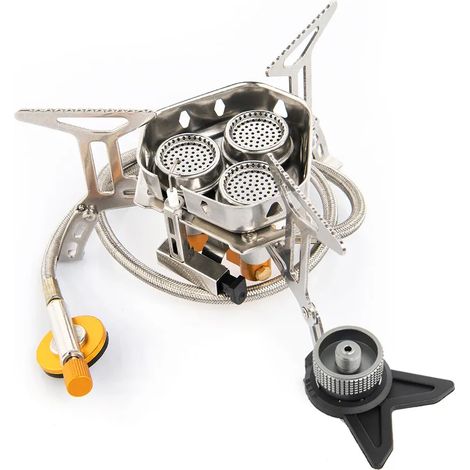 Réchaud à gaz portable Widesea Camping Tourist Burner Big Power, ustensiles de cuisine, fourneau, barbecue de pique-nique, fournitures touristiques pour les loisirs de plein air, réchauds de cuisine p (1/5)