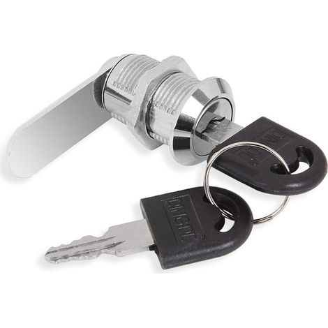 Lot de 8 Serrure Boite aux Lettres Normalisée 25MM, Barillet Boite aux Lettres Convient à la Plupart des Botes aux Lettres, Verrou de Porte pour Armoire avec 16 Clés (1/4)