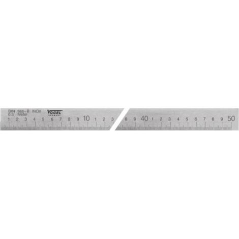 Regla rigida DIN866 forma B de 1000 mm VOGEL