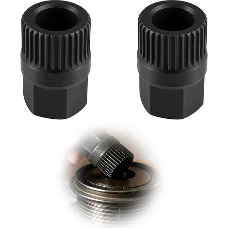 Outils de Démontage de Poulie D'alternateur, 33 Dents, 2 Pièces Douille pour Poulie Alternateur, Pour Voiture, Démontage Manuel, Accessoires Automobiles (1/5)