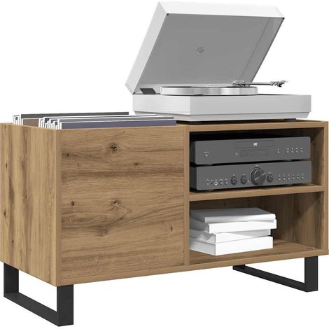 Plattenschrank Artisan-Eiche 84,5x38x48 cm Holzwerkstoff
