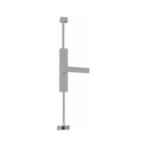 Set Ignis ALMA Treibstangenbeschlag - ohne Stange - Ral 9006 Alu - 2800KT0017