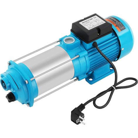Pompe centrifuge haute pression 2500 W en acier inoxydable pour puits peu profonds hauteur de refoulement 110 m (1/5)