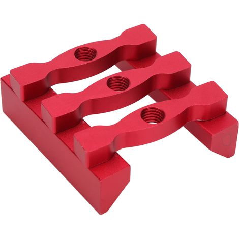 Jeu de 18 gabarits de centrage automatique pour chevilles, en alliage d'aluminium avec poinçon HSS à angle de 90° pour travail du bois (1/5)