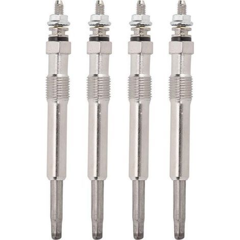 Kit de 4 bougies de préchauffage pour Renault Clio/Kangoo/Trafic – Remplacement direct 7700100558 – Installation facile