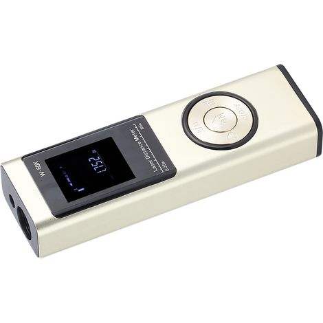 Télémètre laser portable infrarouge de 60 mètres avec mètre ruban numérique. (1/5)
