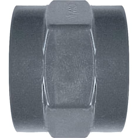 Manchon PVC F Jardibric Raccordements Arrosage Enterré Raccords PVC à Visser PN10 (F 40x49)