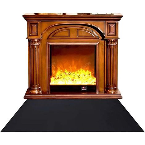Tapis ignifuge haute performance pour protéger les sols des cendres de cheminée et de la graisse de barbecue (1/5)
