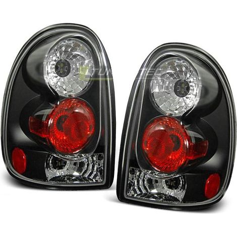Paire de feux arriere Chrysler Voyager 96-01 noir-27335852 (1/2)