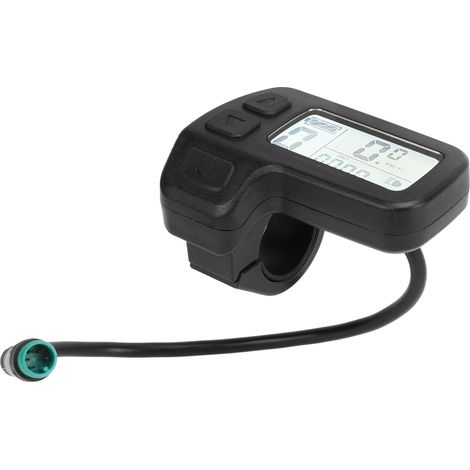 Écran LCD étanche pour compteur vélo électrique, affichage données, compatible 24V 36V 48V, connecteur universel.