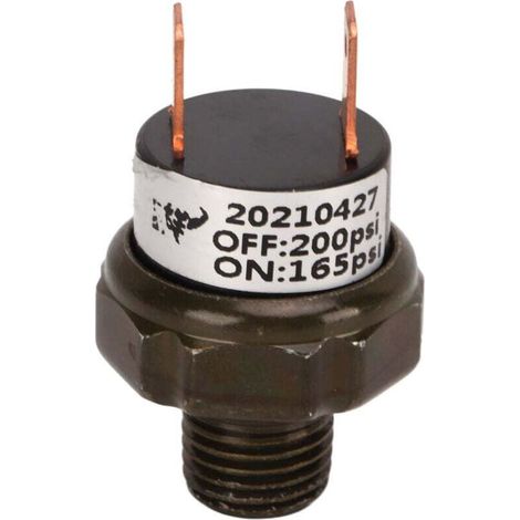 Air compressor pressure control valve, stainless steel car replacement part for train horns 165-200PSI (1/5)