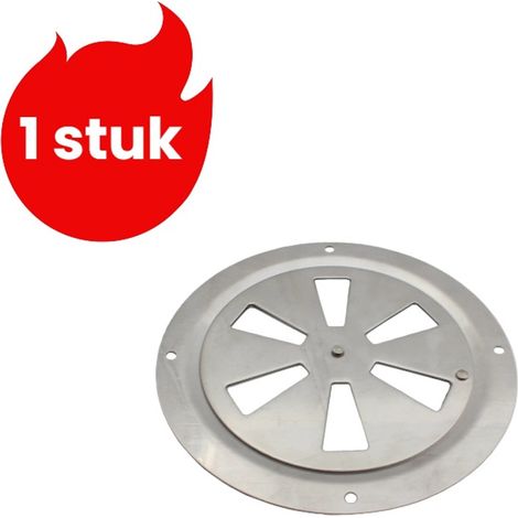 Plaque de ventilation ouvrable en acier inoxydable 12,7 cm 5 pouces pour ouverture de ventilation et évacuation argentée (1/4)