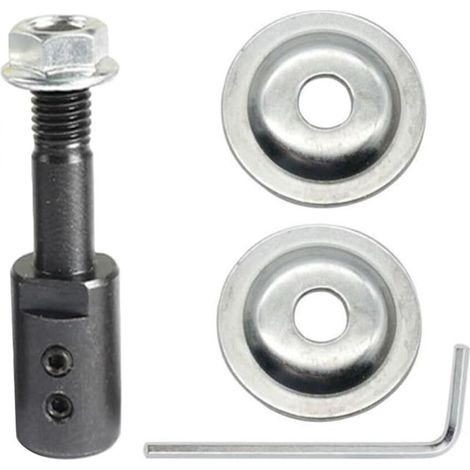 XEPHO Adaptateur d'arbre de moteur de 10 mm pour ponceuse, polisseuse, meule, meule, rotative