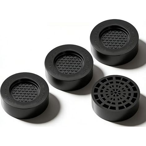 4 pieds antidérapants anti-vibrations pour machine à laver, protections de sol insonorisées (1/5)