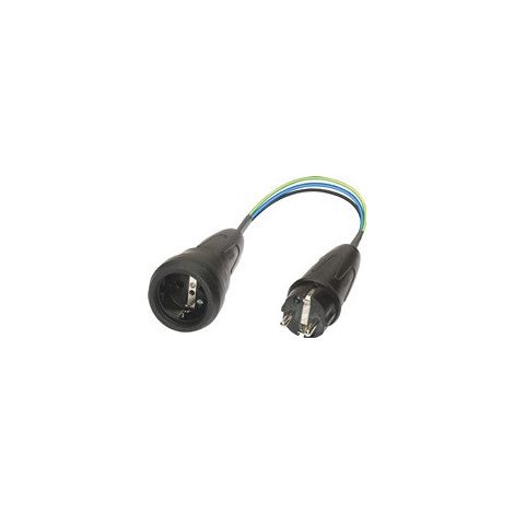 Adaptador de medida para consumidores monofásicos Cono de protección enchufable al acoplamiento BENNING