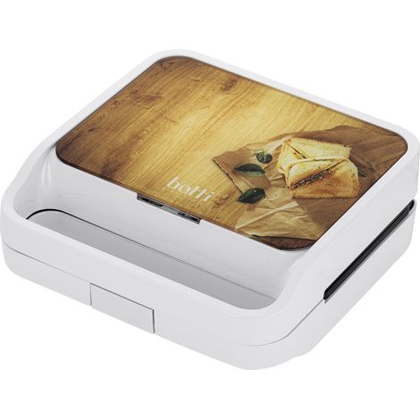 Botti Elektronischer Sandwichmaker für knusprigen Toast aus Holz