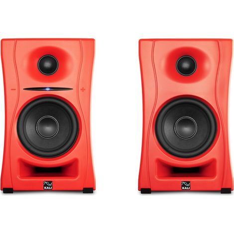 KALI AUDIO LP-UNF-R - Para monitorów odsłuchowych z Bluetooth. Głośniki multimedialne, czerwone. (1/5)