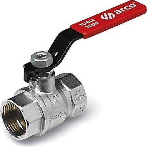 ARCO VALVULA LLAVE PASO PALANCA T-3000 ROSCAR H-H 1-1/2  1213