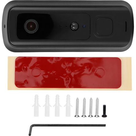 Intelligente WLAN-Türklingel, 1080p-Video-Türsprechanlage mit PIR-Bewegungsmelder (1/5)